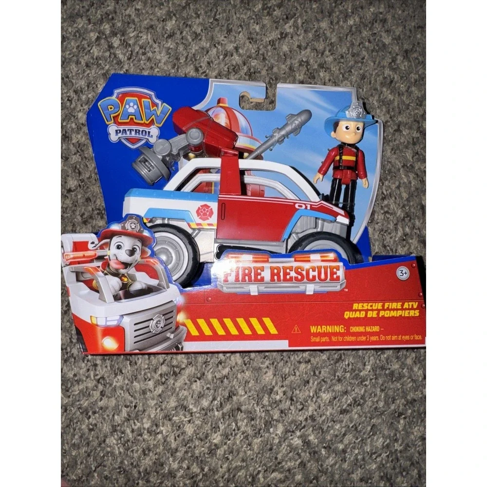 Paw Patrol Spin Master Nickelodeon Rescue Fire ATV New In Box with Ryder Figure